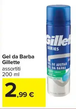 Carrefour Iper Gel da Barba Gillette offerta