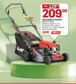 Brico OK TAGLIAERBA A SCOPPIO AL-KO offerta