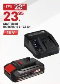 Brico OK STARTER KIT BATTERIA 18 V - 2.5 AH offerta