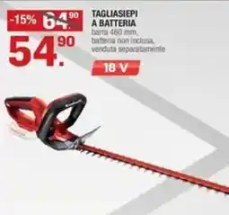 Brico OK TAGLIASIEPI A BATTERIA offerta