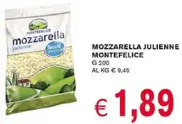 D'Italy Mozzarella julienne Montefelice offerta