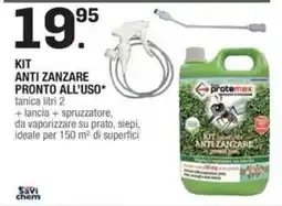 Brico OK KIT ANTI ZANZARE pronto all'uso proteamax offerta
