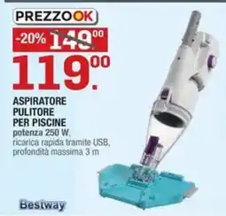 Brico OK Aspiratore Pulitore Per Piscine Bestway offerta
