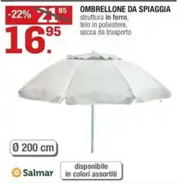 Brico OK OMBRELLONE DA SPIAGGIA Salmar offerta