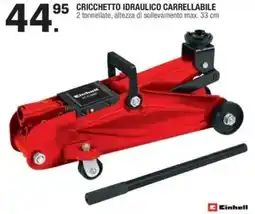 Brico OK Cricchetto idraulico carrellabile Einhell offerta