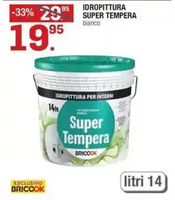 Brico OK IDROPITTURA SUPER TEMPERA BRICOOK offerta