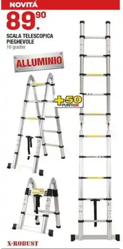 Brico OK SCALA TELESOPICA PIEGHEVOLE offerta