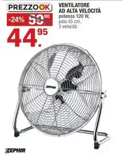 Brico OK VENTILATORE AD ALTA VELOCITÀ ZEPHIR offerta