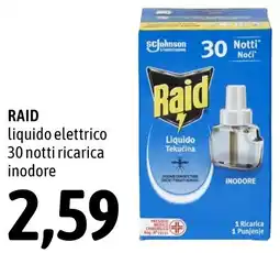 Madis RAID liquido elettrico offerta