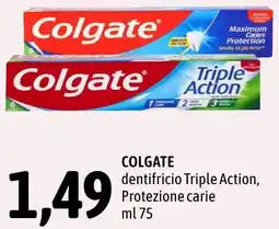 Madis COLGATE dentifricio Triple Action, Protezione carie offerta