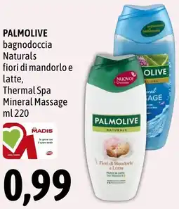 Madis PALMOLIVE bagnodoccia Naturals fiori di mandorlo e latte offerta