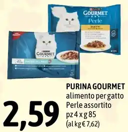 Madis PURINA GOURMET alimento per gatto Perle offerta
