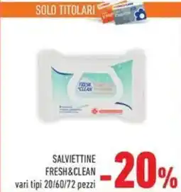 Conad Superstore Salviettine Fresh&Clean offerta