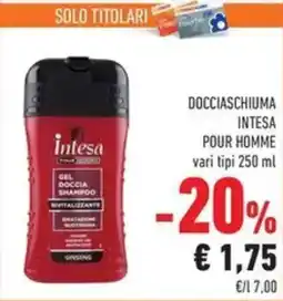 Conad Superstore Docciaschiuma intesa pour homme offerta