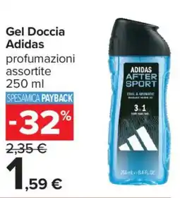 Carrefour Iper Gel Doccia Adidas offerta