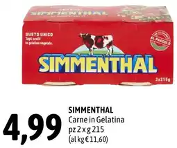 Madis SIMMENTHAL Carne in Gelatina offerta