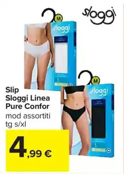 Carrefour Iper Slip Sloggi Linea Pure Confor offerta