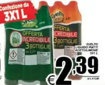 DEM Liquido piatti acetolimone 3x1l offerta