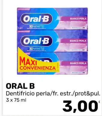 ORAL B Dentifricio perla