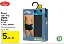 Carrefour Iper Boxer opp Slip Uomo Sloggi mod. CoreComfort offerta
