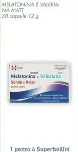 Conad Superstore Melatonina e valeriana Matt offerta