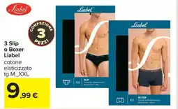 Carrefour Iper 3 Slip o Boxer Liabel offerta