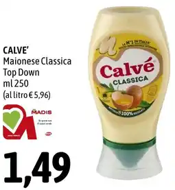 Madis CALVE' Maionese Classica Top Down offerta