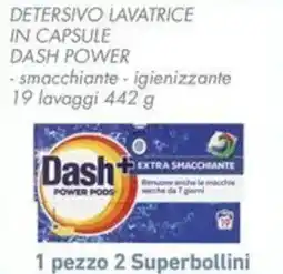 Conad Superstore Detersivo lavatrice in capsule Dash Powet offerta