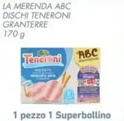 Conad Superstore La merenda abc dischi teneroni Granterre offerta