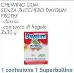 Conad Superstore Chewing gum senza zucchero daygum Protex offerta