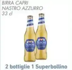 Conad Superstore Birra capri Nastro Azzuro offerta