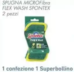 Conad Superstore Spugna microfibra flex wash Spontex offerta