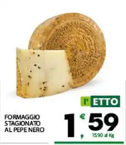 Eurospar FORMAGGIO STAGIONATO AL PEPE NERO offerta