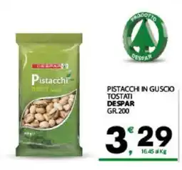Eurospar PISTACCHI IN GUSCIO TOSTATI offerta