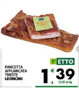 Eurospar PANCETTA AFFUMICATA TRIESTE offerta