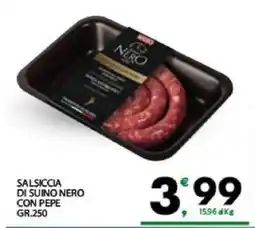 Eurospar Salsiccia di Suino Nero con Pepe offerta