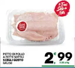 Eurospar Petto di pollo a fette sottili offerta
