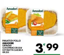 Eurospar PANATI DI POLLO AMADORI offerta