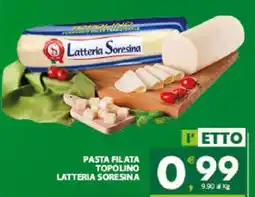 Eurospar PASTA FILATA TOPOLINO LATTERIA SORESINA offerta