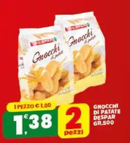 Eurospar Gnocchi di patate DESPAR offerta