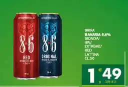 Eurospar Birra Bavaria 8.6 offerta