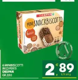 Eurospar MINI SNACK BISCOTTO offerta