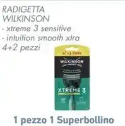 Conad Superstore Radigetta Wilkinson offerta