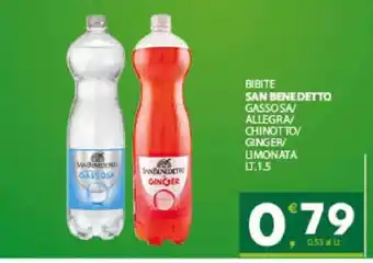 Eurospar Bibite San Benedetto offerta