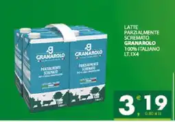 Eurospar LATTE PARZIALMENTE SCREMATO GRANAROLO offerta