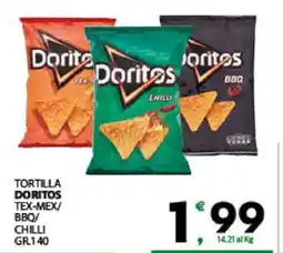 Eurospar TORTILLA DORITOS offerta