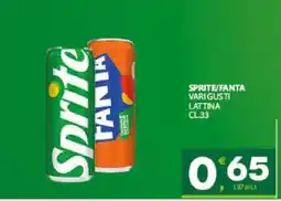 Eurospar SPRITE/FANTA offerta