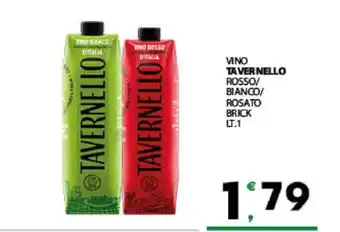 Eurospar Vino Tavernello offerta