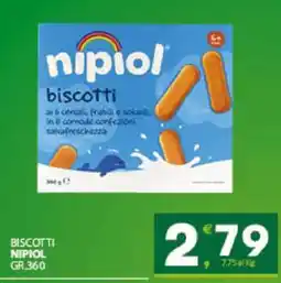 Eurospar Biscotti NIPIOL offerta