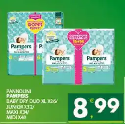 Eurospar PANNOLINI PAMPERS offerta